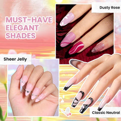 Beetles nail file and buffer with color swatches for shaping.