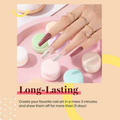Beetles Mauve Gel Polish cap close-up highlighting smooth, high-pigment formula.