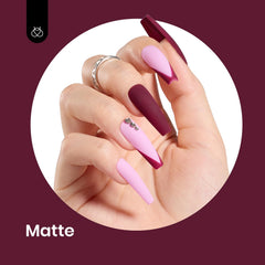 Beetles mellow plum gel polish bottle for chic nail art