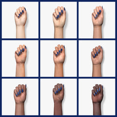 Beetles Midnight Navy Blue DIY manicure setup for easy home styling