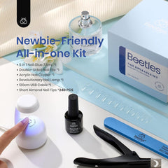 Beetles Mini UV Lamp provides quick cure for all gel polishes at home.