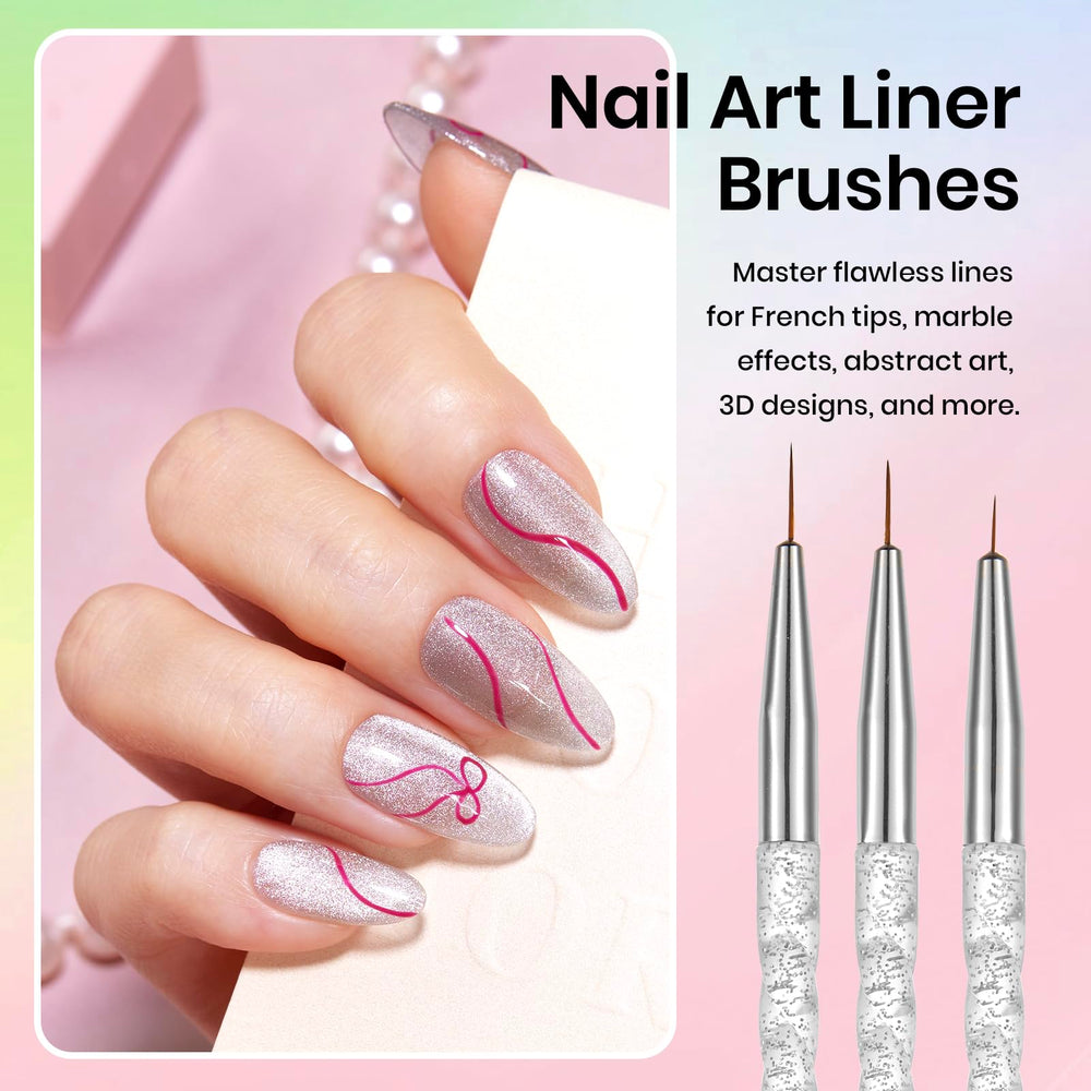 Beetles double-ended liner brushes create fine edges and accents