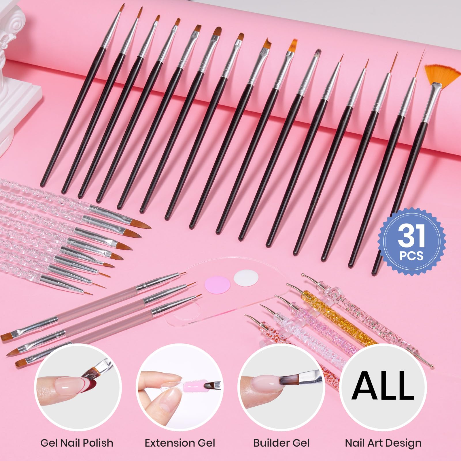 Beetles Nail Art Striping Liner Pen for crisp striping