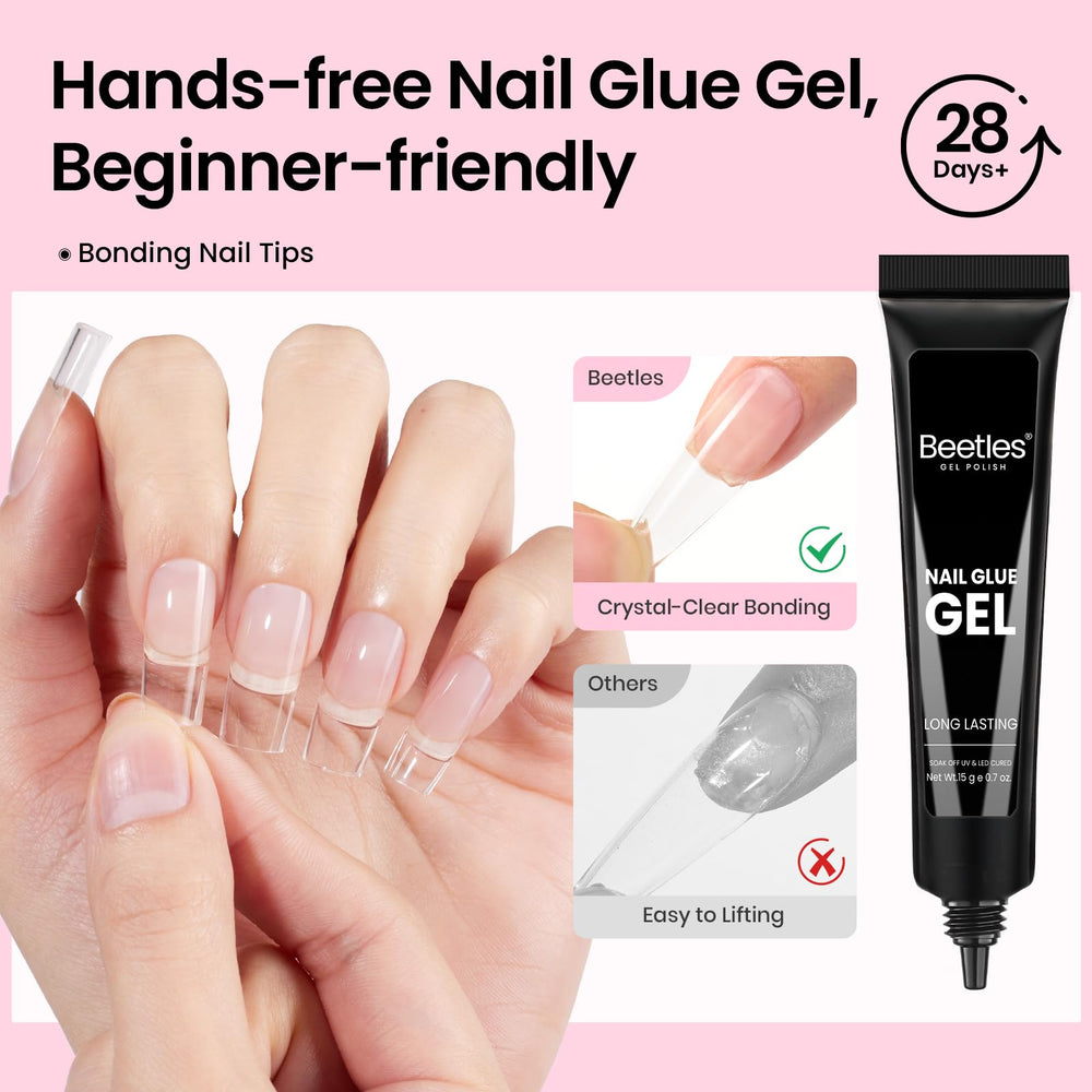 Beetles nail clipper and file set for shaping and prep