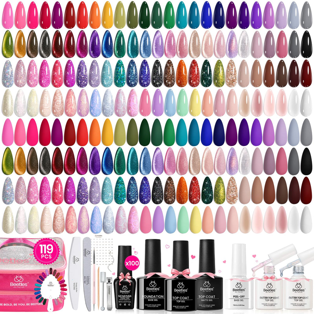 Beetles Nail Nook kit packaging on display, a thoughtful gift option for nail art lovers.