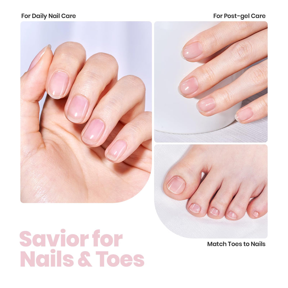 Beetles Nail Strengthener: uso diario para uñas más fuertes y lisas con el tiempo.