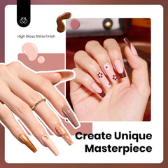 Beetles Neutral: aplicación suave en uñas para un acabado brillante.