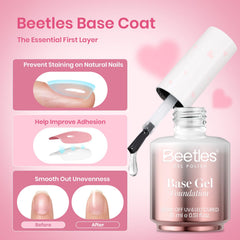 Beetles No-Wipe Top Coat delivers glossy, residue-free shine