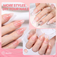 Beetles Set de Esmalte Gel Nude, muestras para elegir tono ideal.