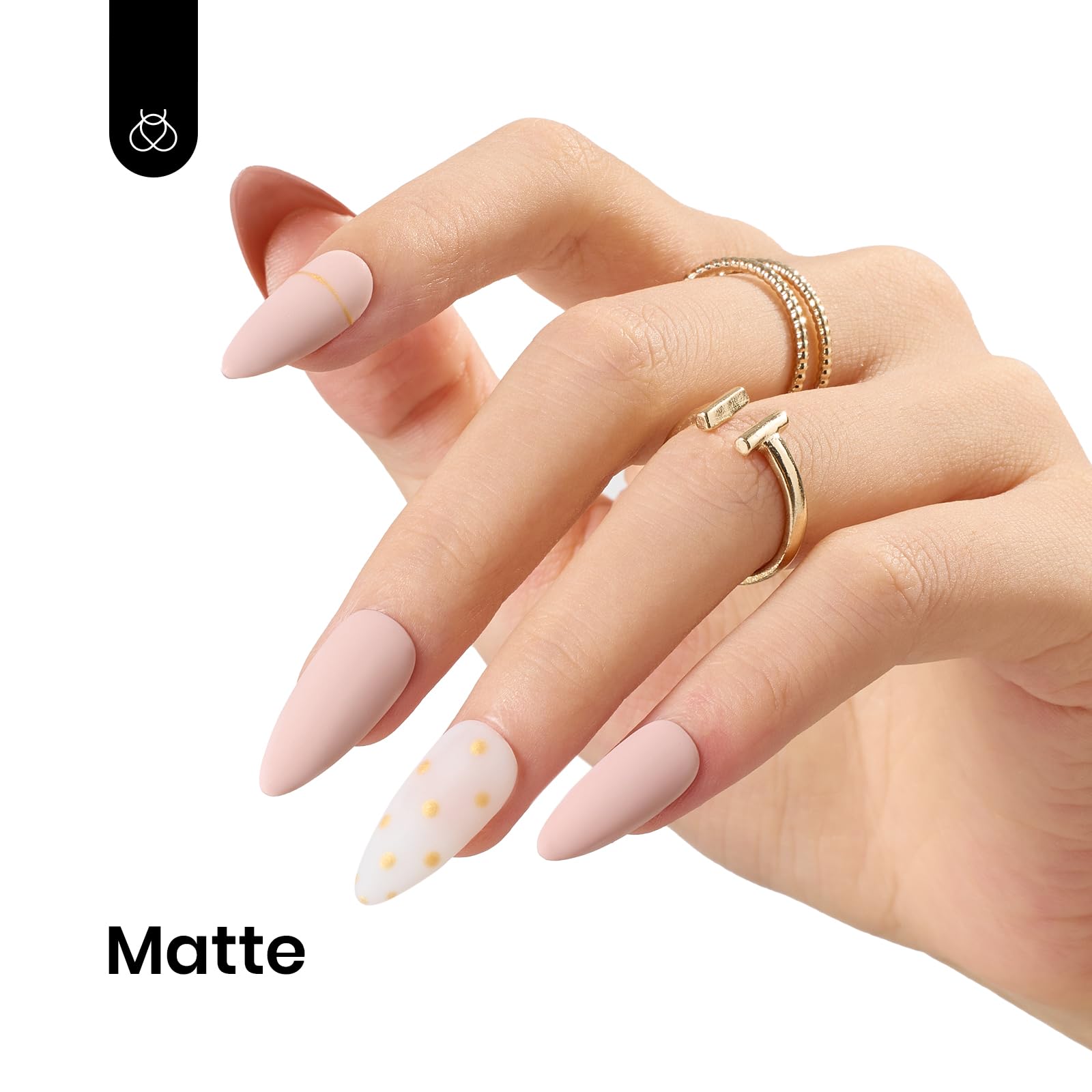 Beetles Nude Gel Polish Hazelnut Milk bottle packaging suited for DIY home manicures