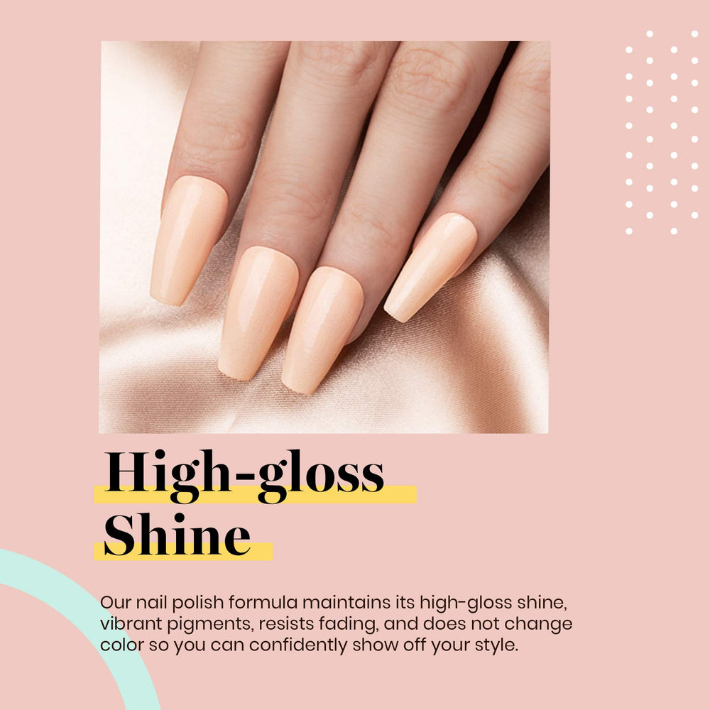 Beetles Nude gel polish under LED/UV light for durable color and finish.