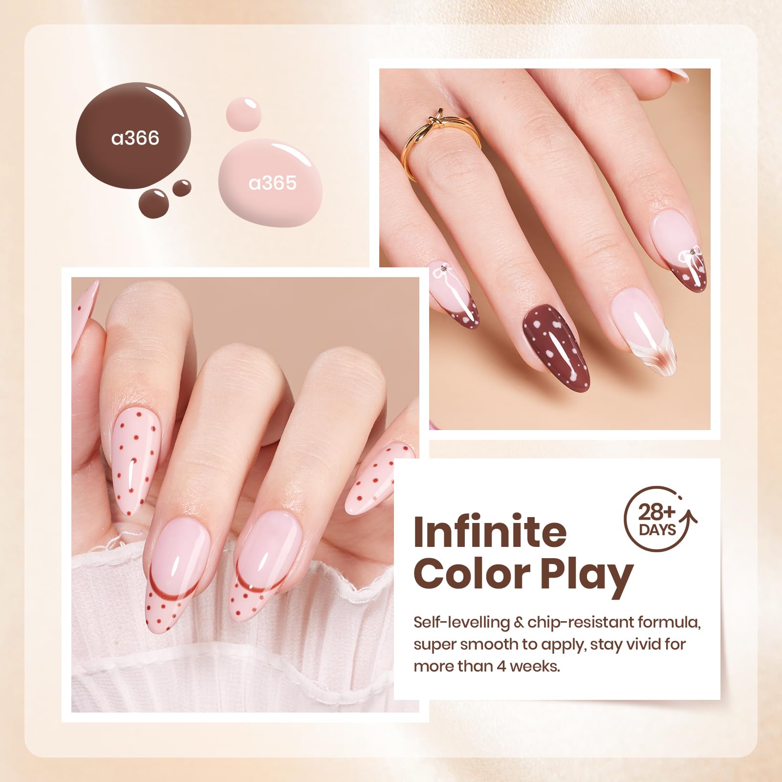 Beetles Nude Gel Polish – tono nude neutro (tonos-piel-nude) para uñas naturales.