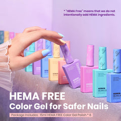 Beetles Gel Polish Pastel Fairy Tale Dream, tonos pastel versátiles para cualquier ocasión.
