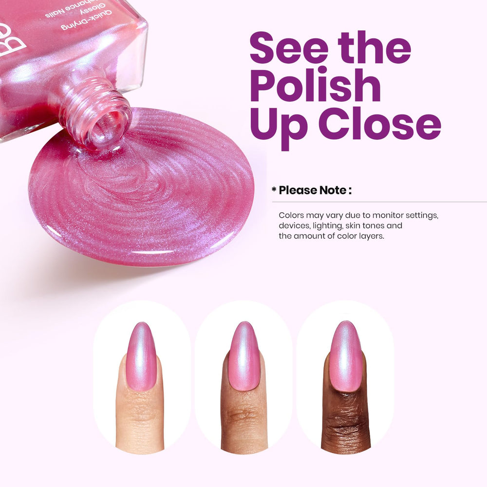 Beetles Pearl Pink Rosy Dream nail-care includes nourishing ingredients for healthier nails.