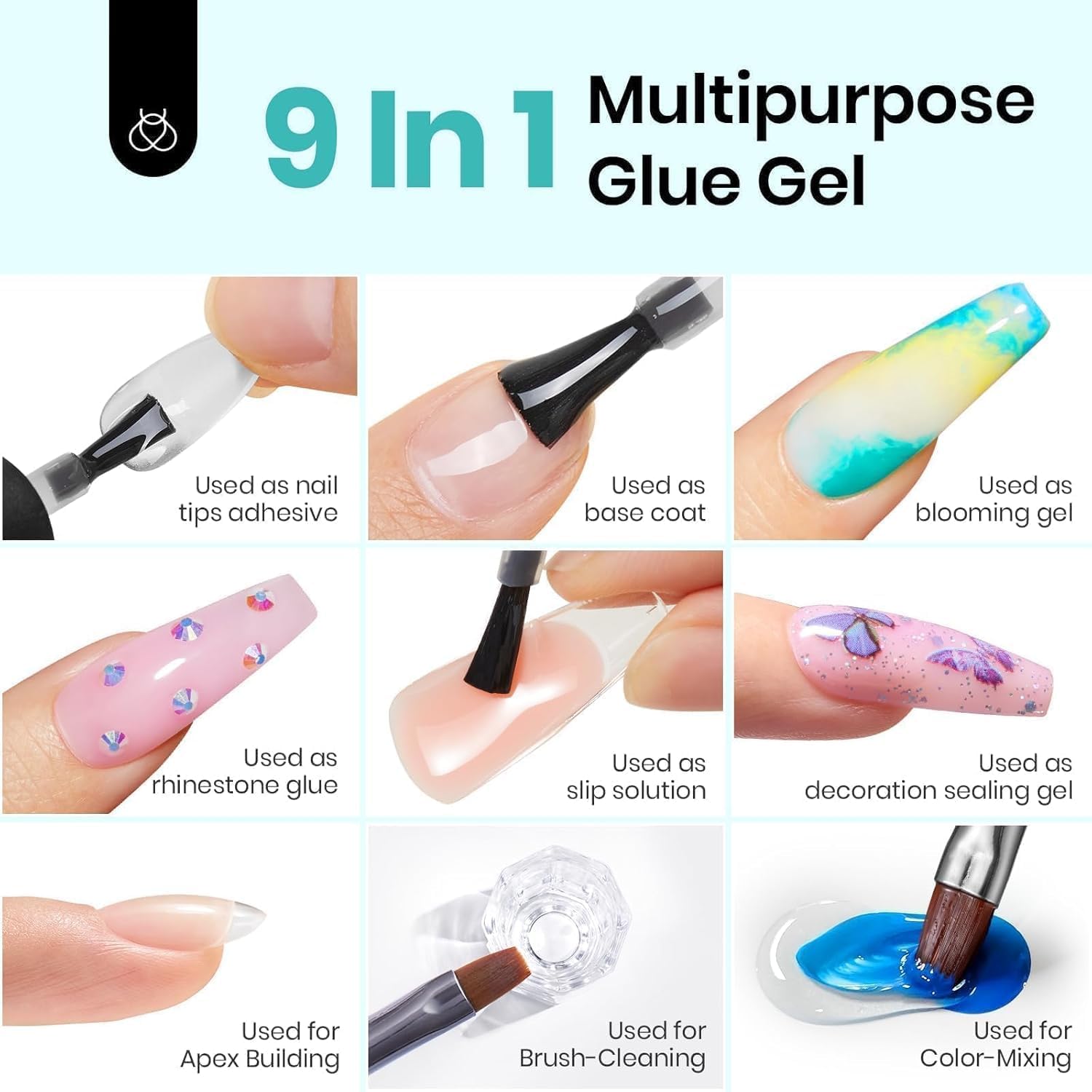 Beetles pegamento para uñas: adhesivo fiable para fijar extensiones.