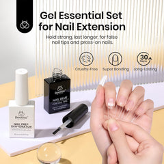 Beetles gel de uñas 10 ml para fijación profesional y acabado suave.