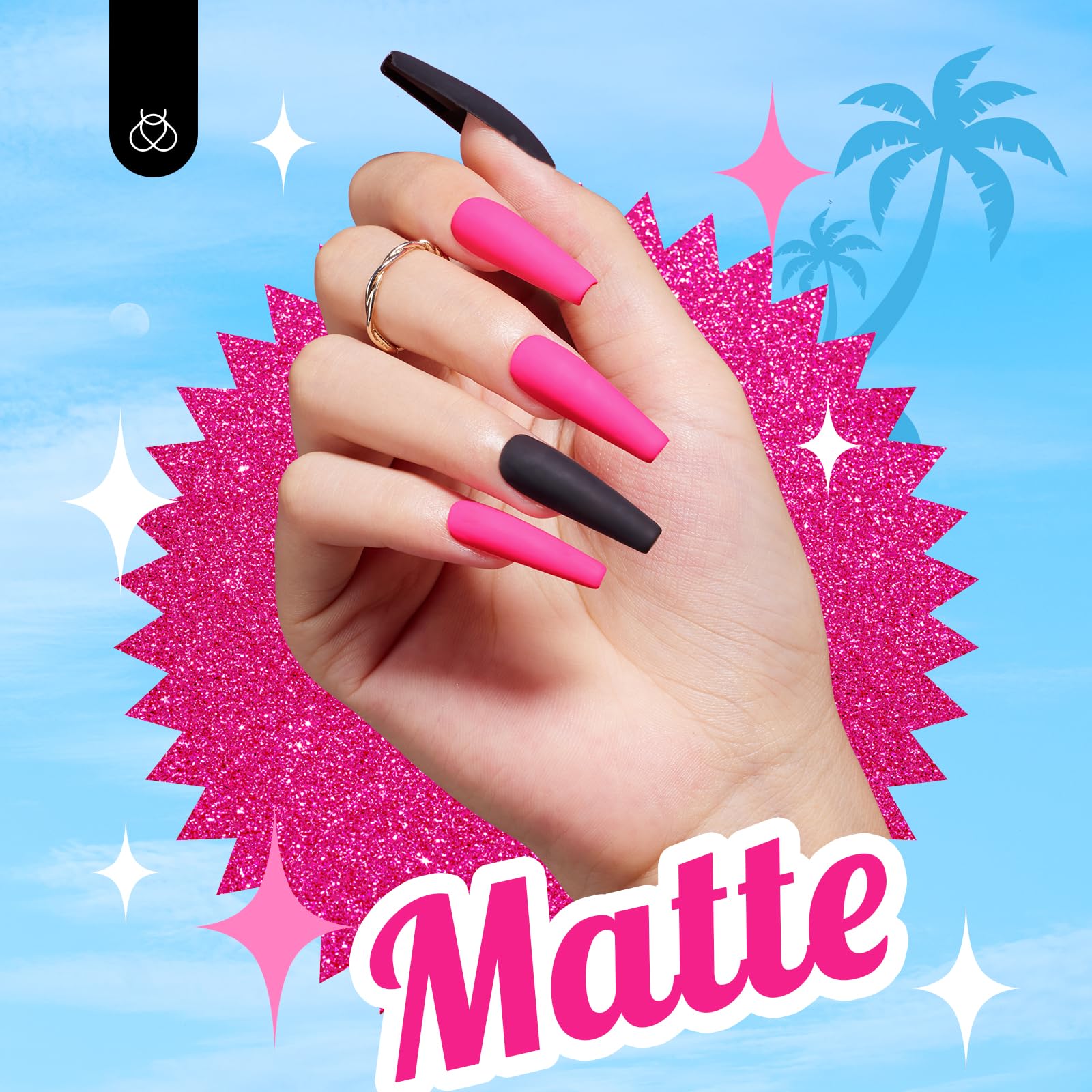 Beetles Pink Gel Nail Polish cruelty-free logo emphasizing ethical brand