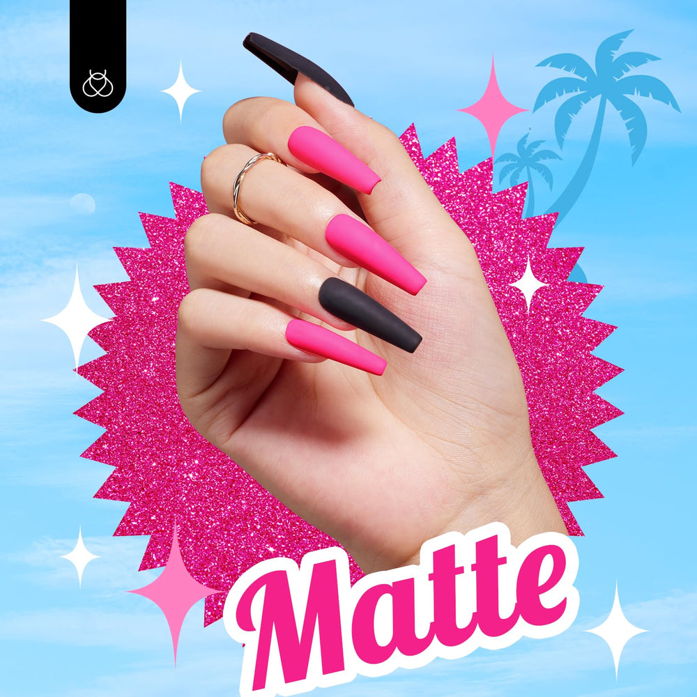 Beetles Pink Gel Nail Polish cruelty-free logo emphasizing ethical brand