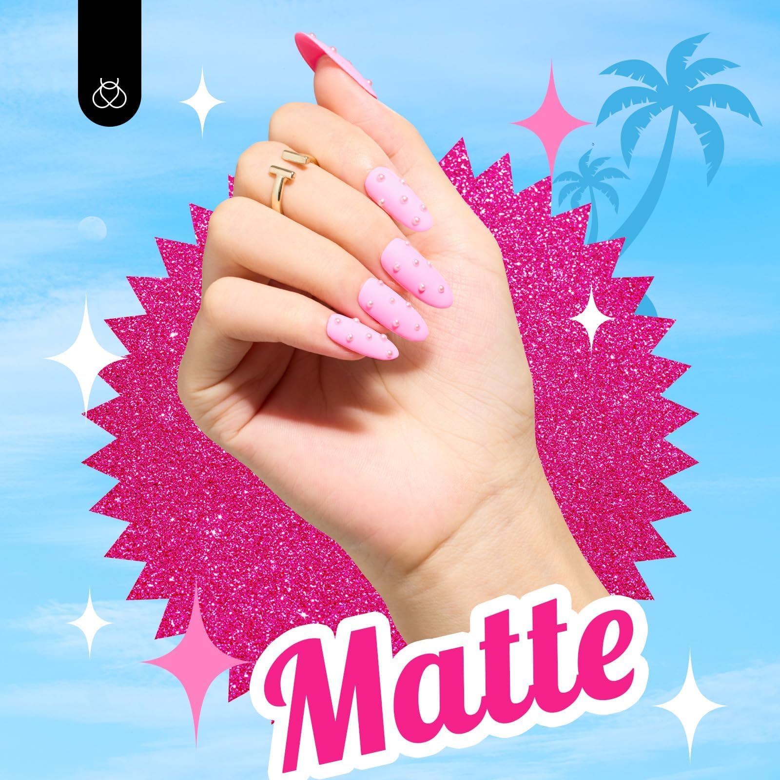 Beetles gel polish bottle with brush and glossy finish