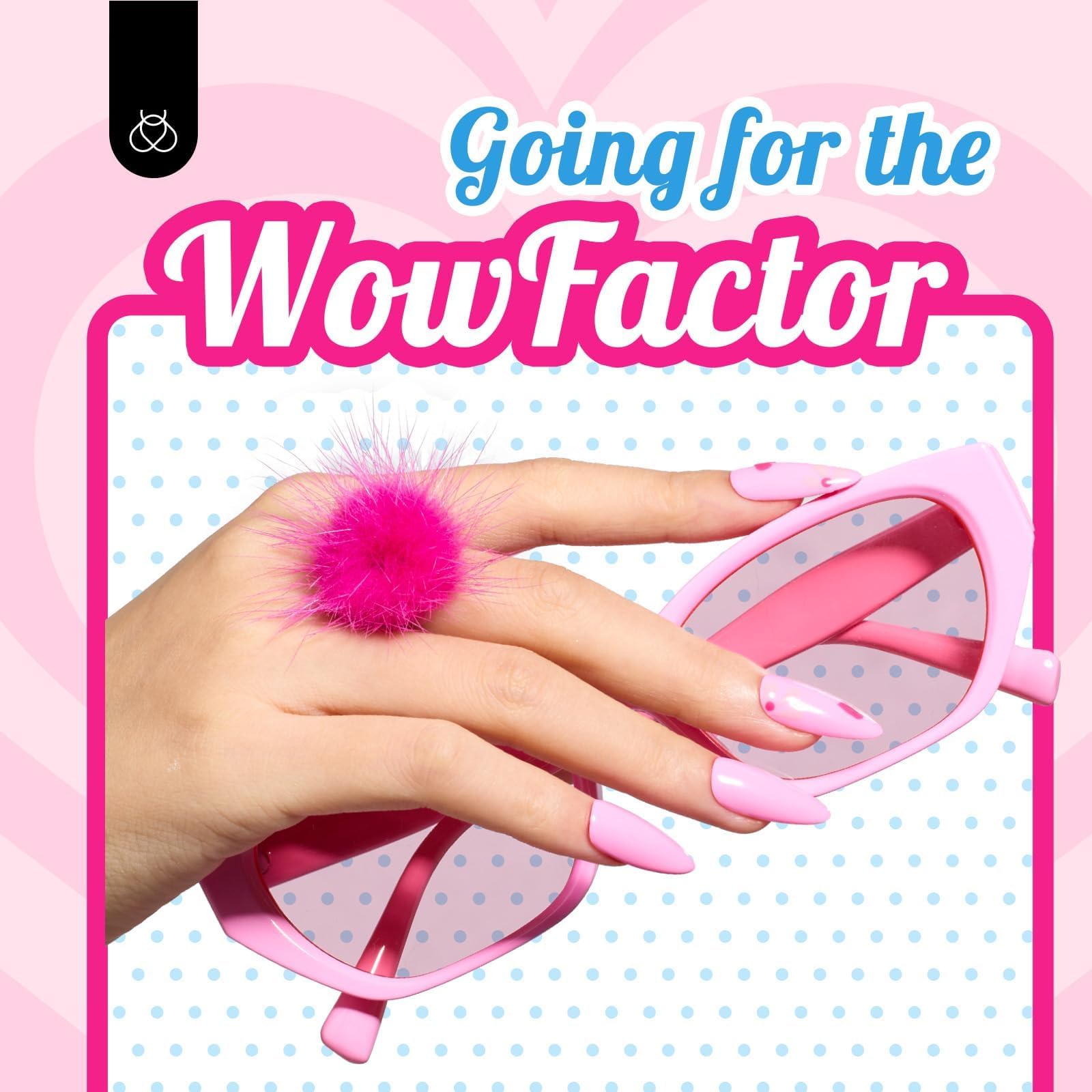 Beetles pink gel polish close-up with chip-resistant finish