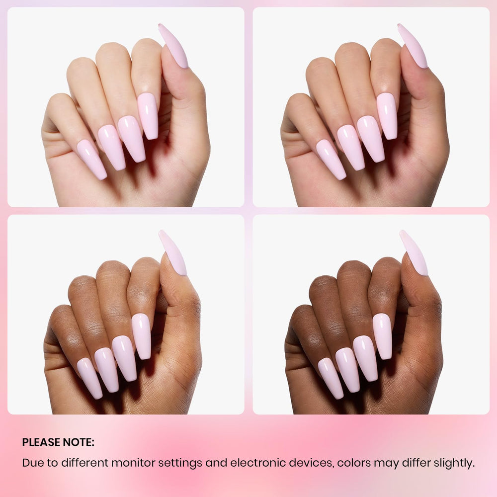 Beetles Pink Gel Polish easy removal when swapping shades