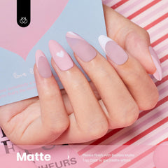 Beetles Pink Gel Polish Fairy Floss brush applicator for smooth at-home application