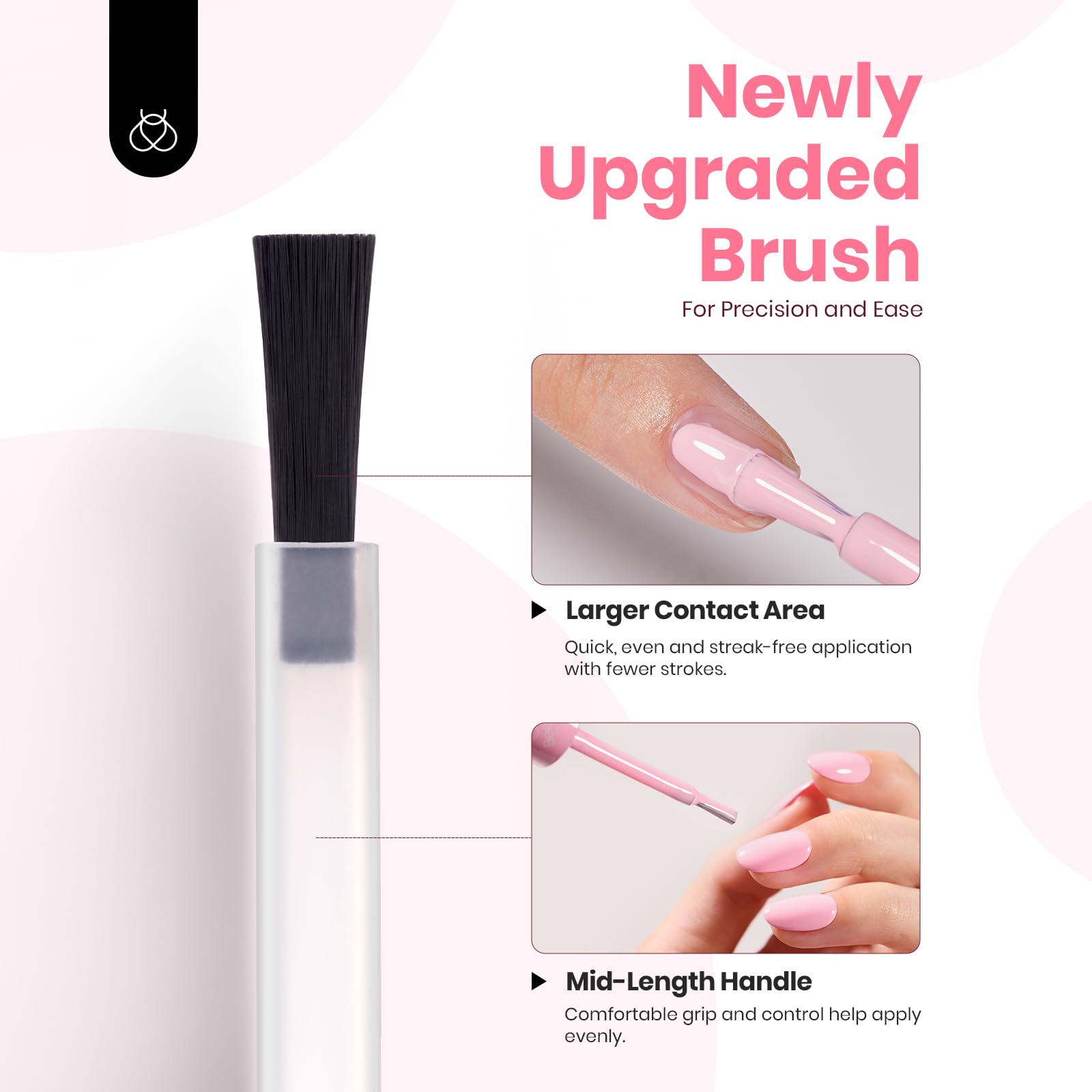 Beetles Pink Gel Polish Fairy Floss UV/LED lamp ready for curing