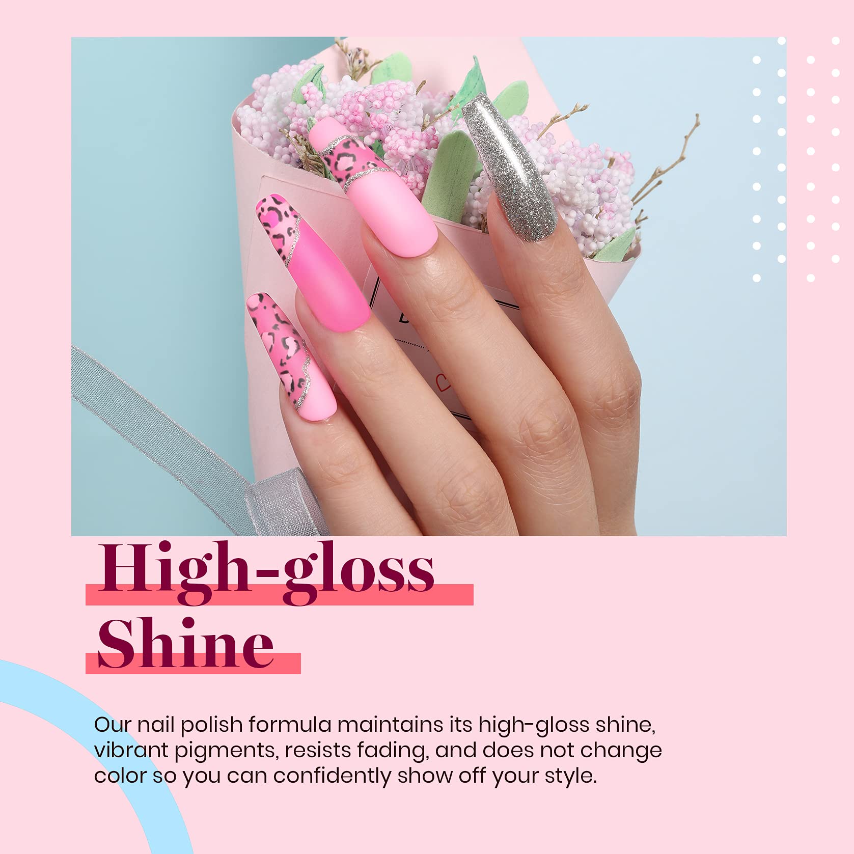 Beetles Pink Gel Polish gift pack highlighting stylish present for her