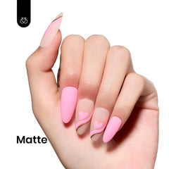 Beetles Pink Gel Polish UV LED curing demonstrates fast cure times