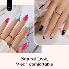 Beetles nail glue and adhesive tabs pack enabling quick at-home nail upgrades