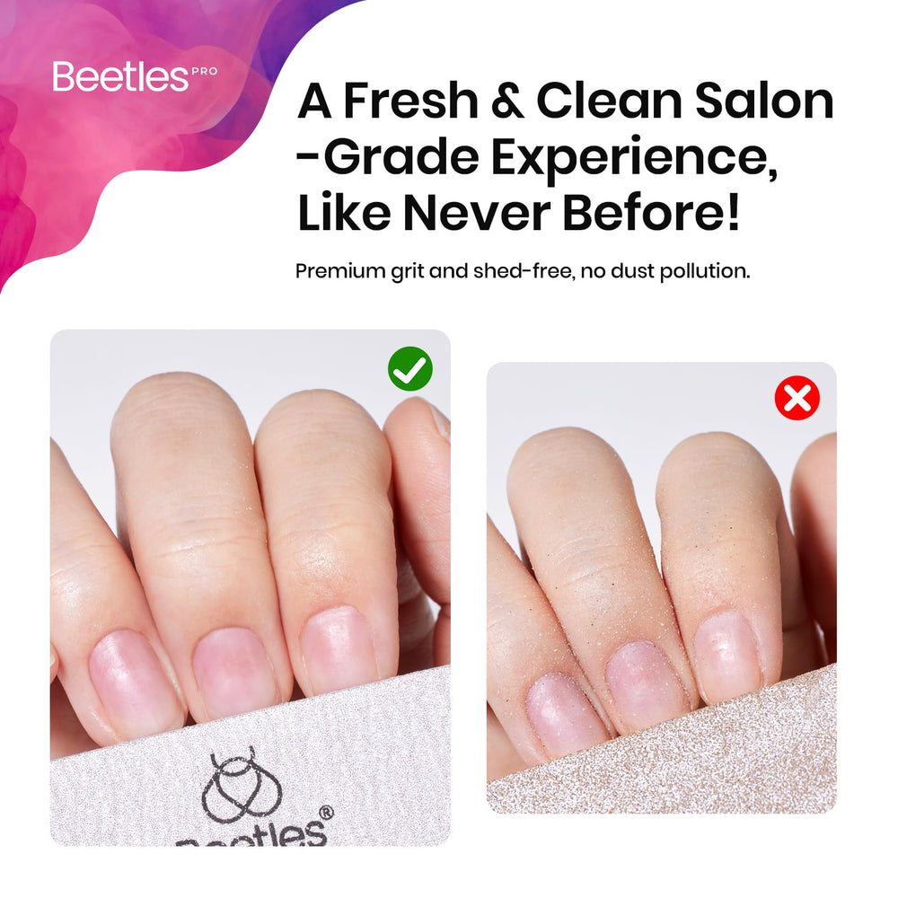 Beetles Pro nail files offering salon-quality shaping and buffing