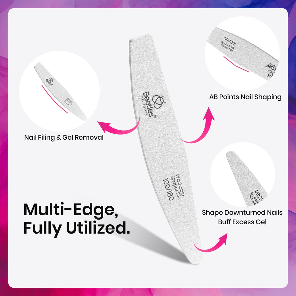 Beetles Pro 2-in-1 rhombus and half-moon shapes for precise edges