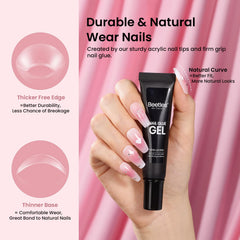 Beetles 576 puntas de uñas coffin, varias tallas para ajuste perfecto