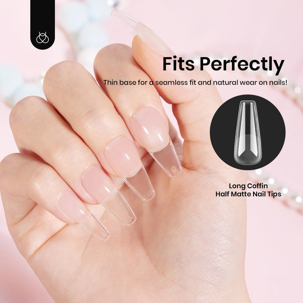 Beetles puntas us gel set 288 piezas para adherencia
