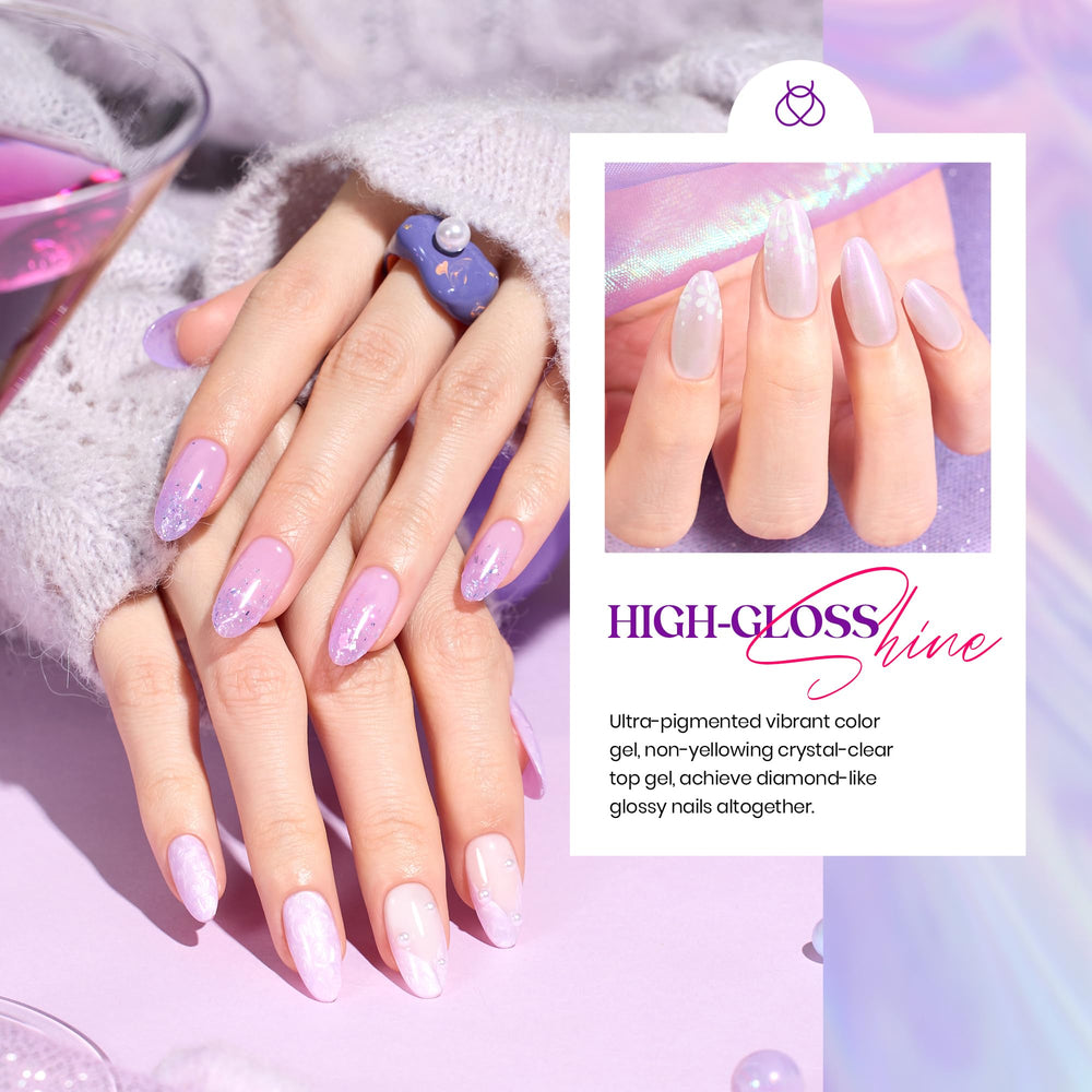 Beetles Gel Polish with included nail art brush for precise DIY designs.