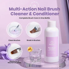 Beetles 3-in-1 cleaner dissolves gel polish quickly for a clean canvas