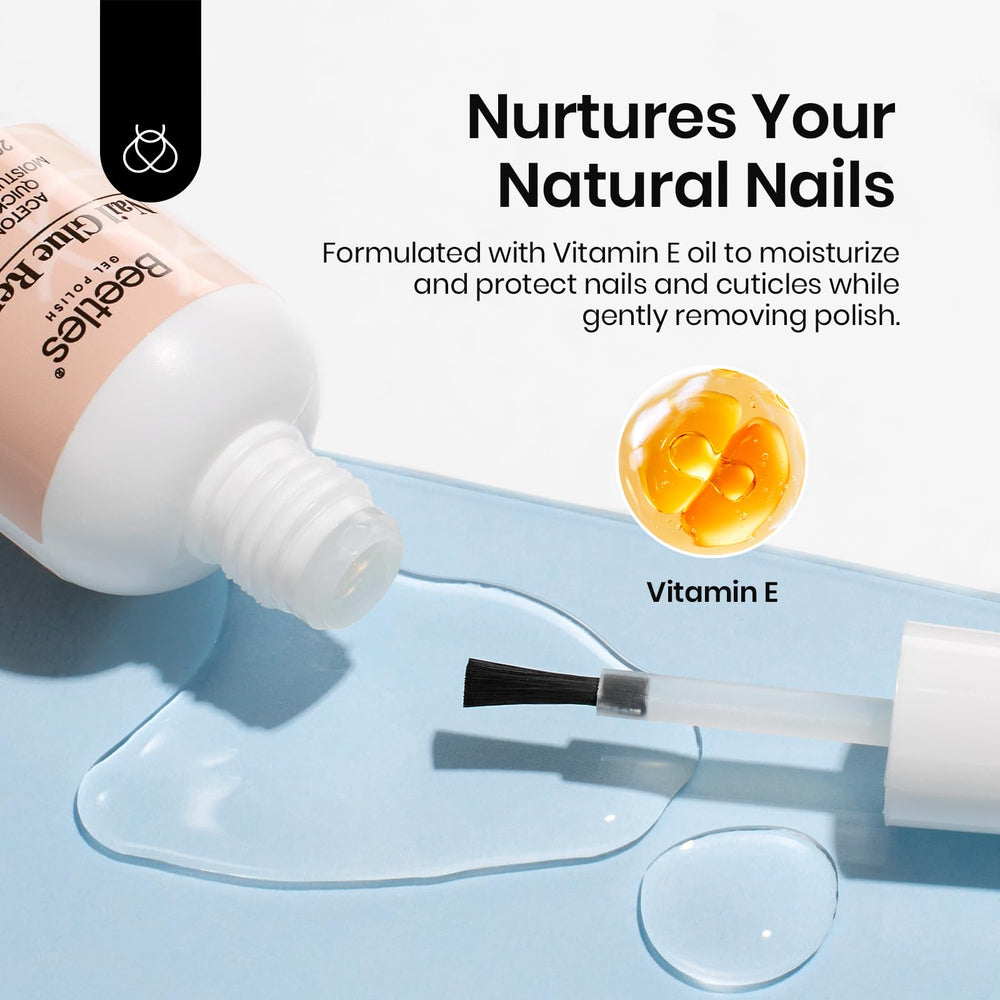 Beetles Gel Polish Quitauñas, retirada suave de uñas postizas para cambios de look