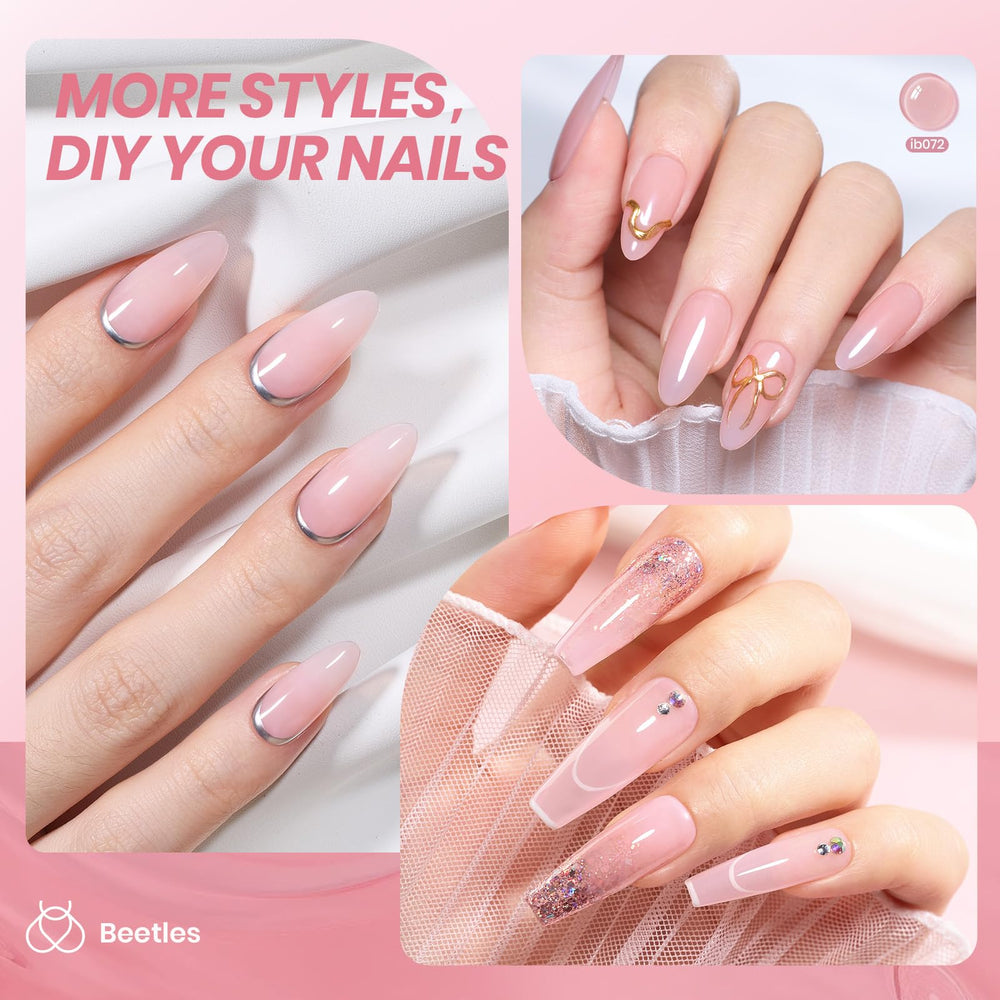 Beetles regalo de belleza para mujeres, esmalte en gel nude ideal para ocasiones.