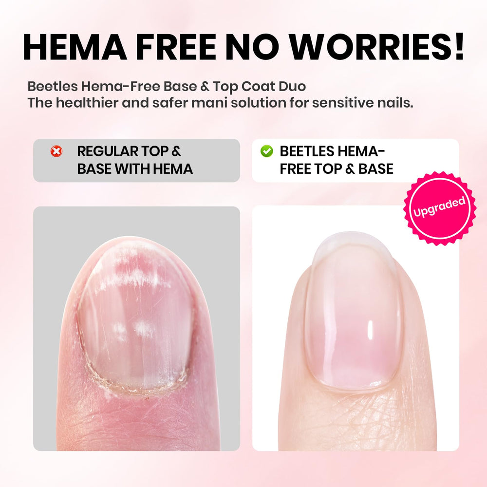 Beetles retirada fácil con acetona sin dañar las uñas.