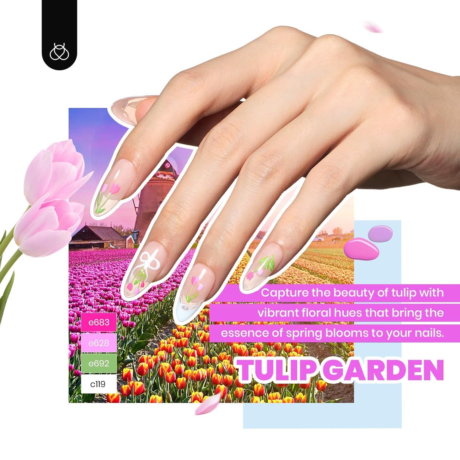 Beetles rhinestones and decorations add stylish accents to nails.