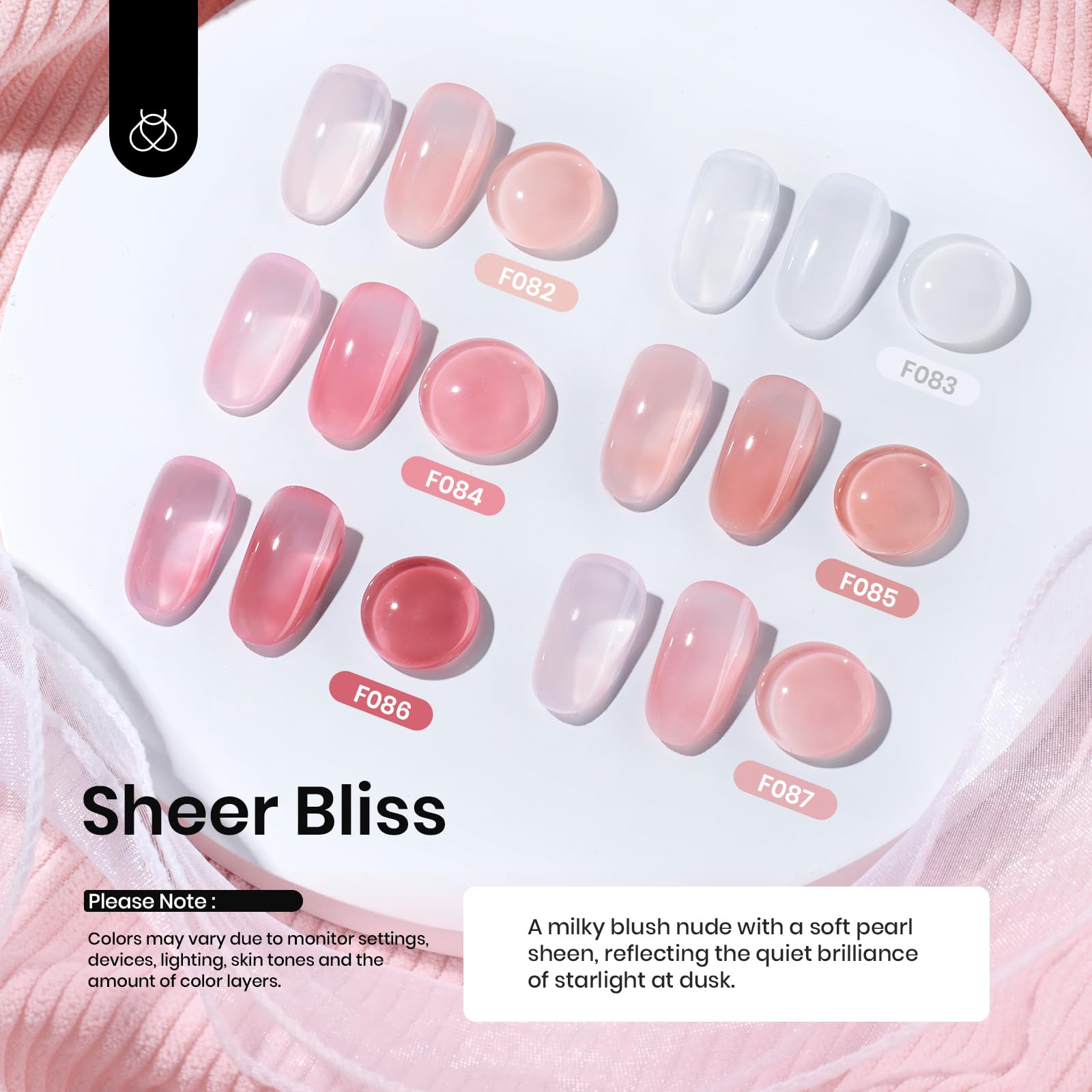 Beetles: tono rosa claro para un acabado elegante
