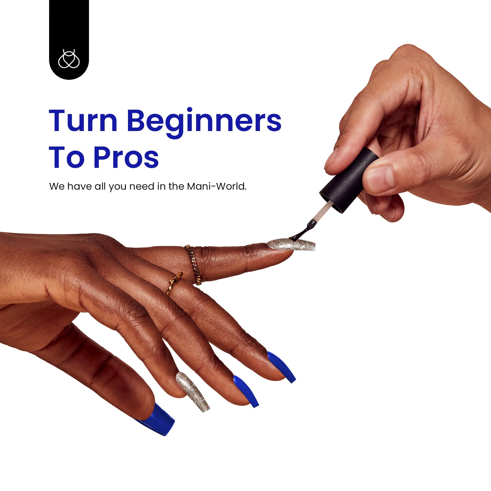 Beetles Sapphire Love nail design ideas for spring and gifts