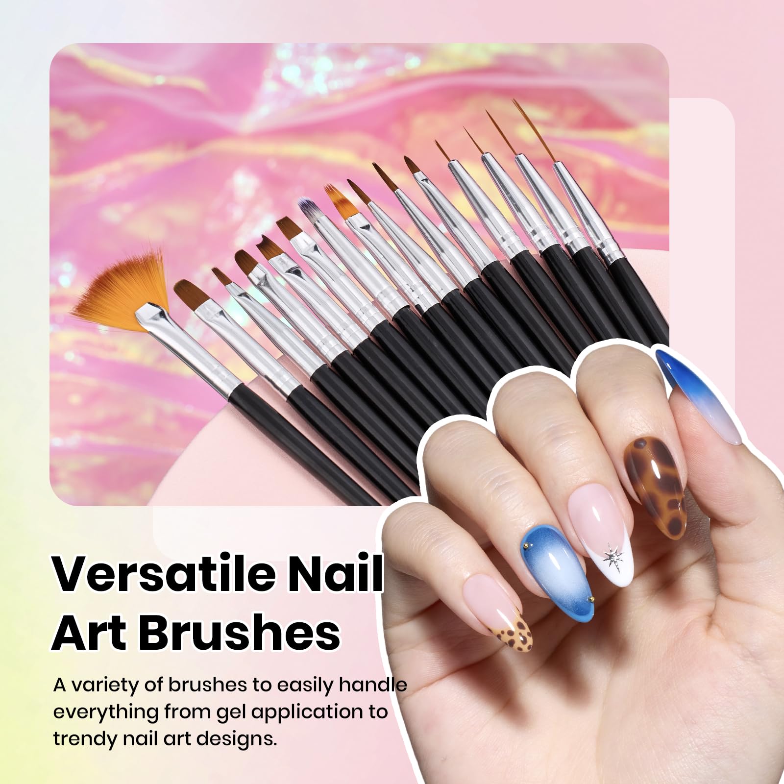 Beetles sculpting brushes shape 3D-style patterns with control