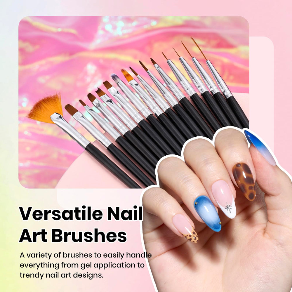 Beetles sculpting brushes shape 3D-style patterns with control