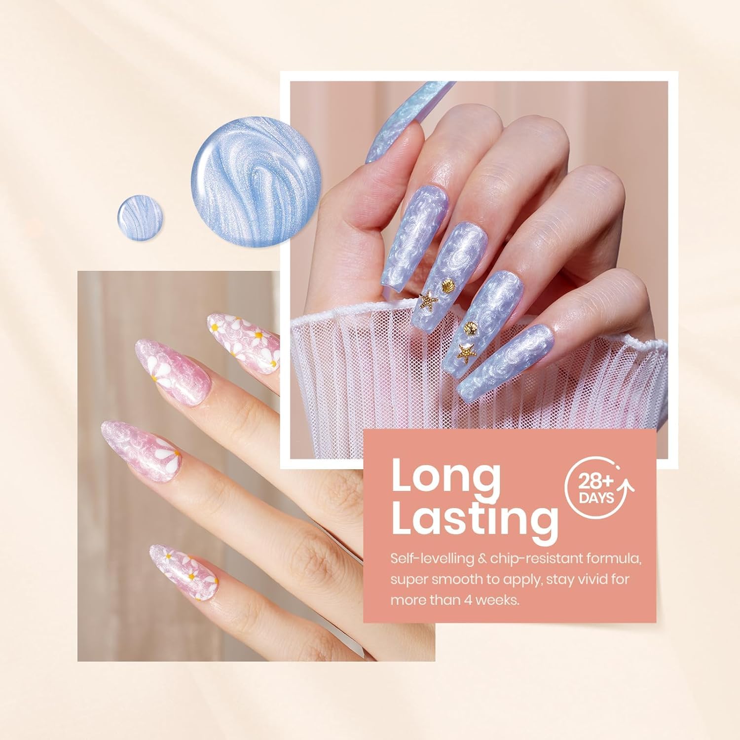 Beetles set de esmaltes en gel para manicura casera fácil