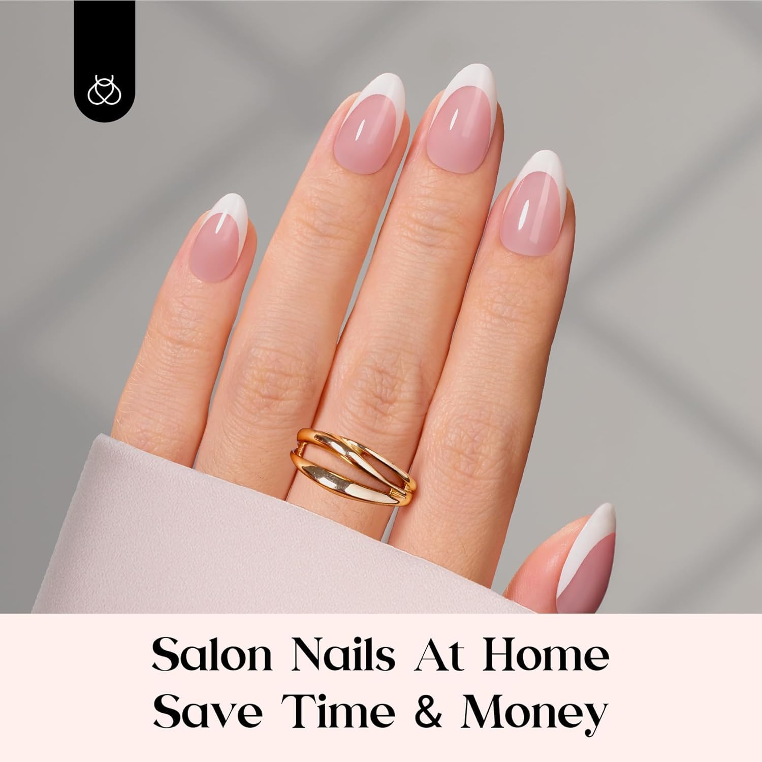 Beetles short almond nails provide versatile sizes for a precise fit.