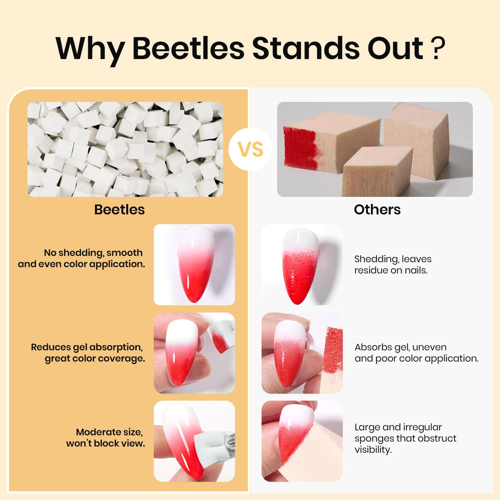 Beetles silver grabbing pen provides tidy handling during application