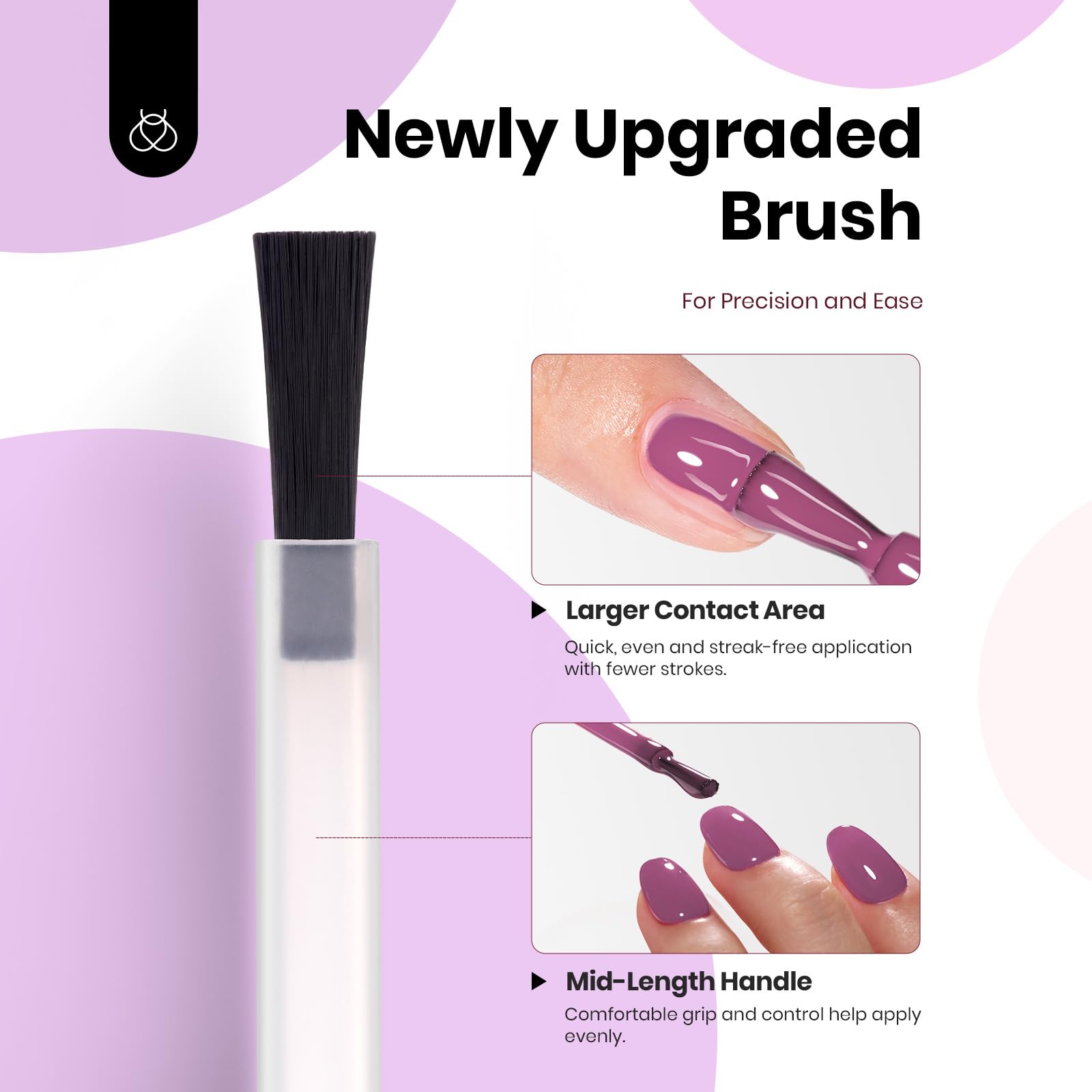 Six colors in the Beetles kit including pink purple nude tones.
