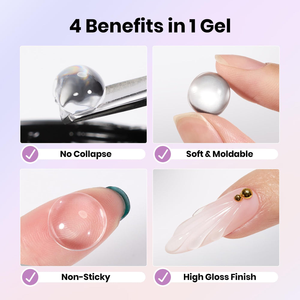 Beetles Solid Builder Gel pink color for vibrant nail art and easy layering.