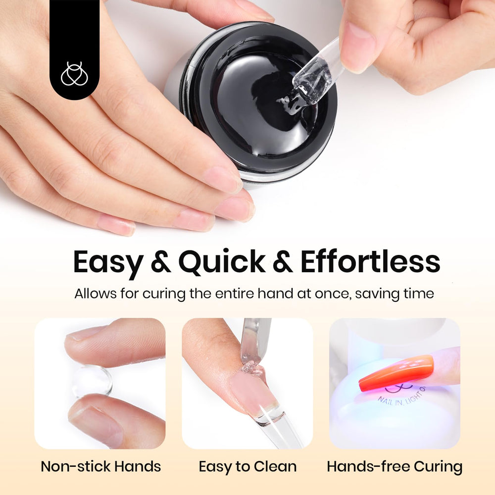 Beetles Solid Nail Glue Gel gap-filler facilitates even nail bases.